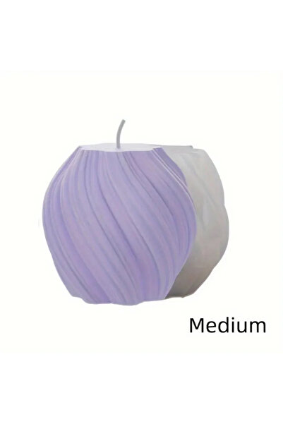 Choice6 D 3D Spiral Striped Silicone Mold for DIY Scented Candles, Clay Craft...