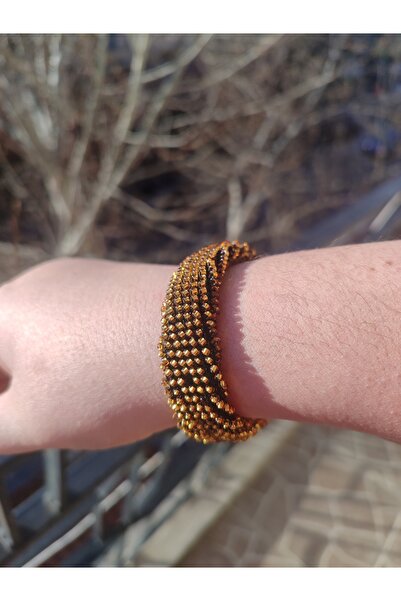 KapadokyaButik Hand Knitted Beaded Bracelet