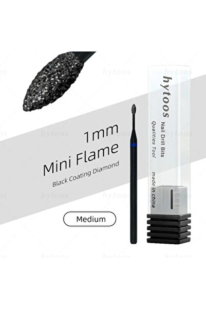 choice2 0103D-M رؤوس حفر الأظافر الماسية السوداء من هايتوس، احترافية، لتنظيف ...