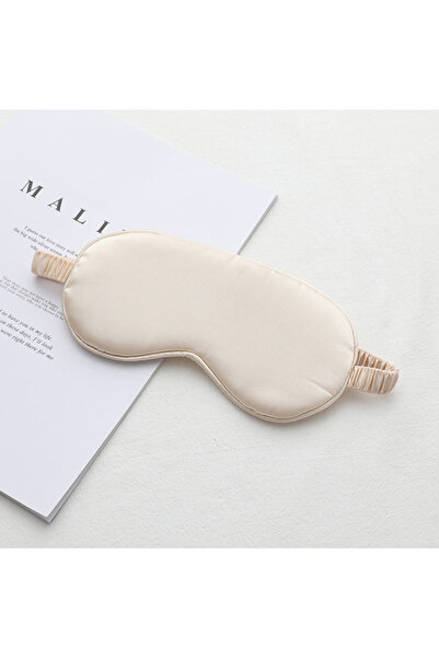 Choice10 قناع نوم للعين بلون المشمش، قطعة واحدة، مصنوع من حرير الصناعي، رقعة ...