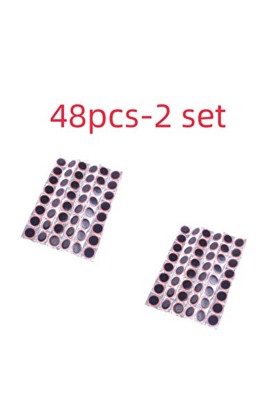 Choice7 20983-48pcs-2 set 48pcs Frame Patch Repair Pad Bike Frame Pad Portabl...
