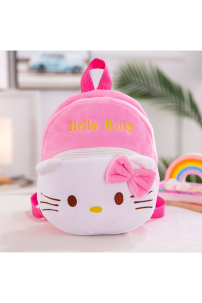 Choice1 حقيبة ظهر مينيسو وردية اللون بتصميم هيلو كيتي أنمي لطيف، حقيبة ظهر كر...