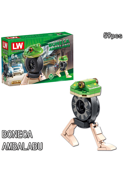 Choice5 7259-5 Italian Brainrot Animals Tung Tung Tung Sahur Building Blks Tr...