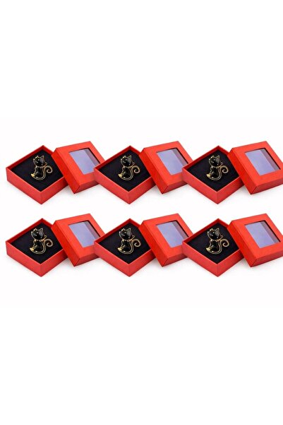 OEM Set 6 Mărțișoare Broșă Pisică Neagră, Design Elegant