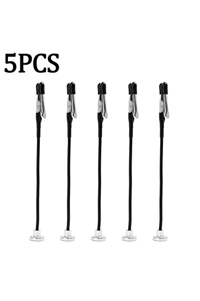 Choice3 5 PCS 1-50PCS Magnetic Flexible Alligator Clip Electric Test Crocodil...