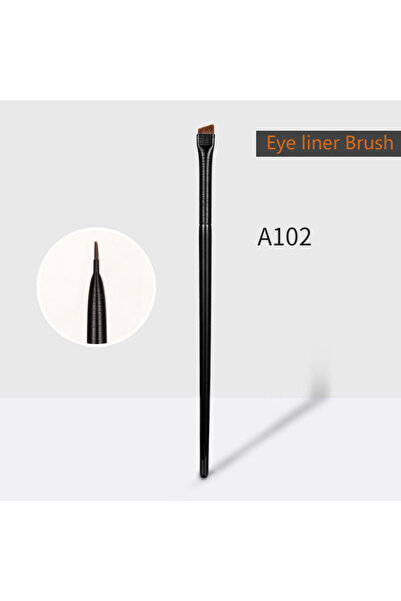 choice2 102 2PCS Liquid Eyeliner Brush Ultra Thin Fine Oblique Angle Flat Hea...