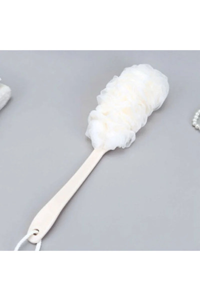 choice2 beige 1pc Long Handle Bath Brush Back Bath Shower Scrubber Body Soft ...