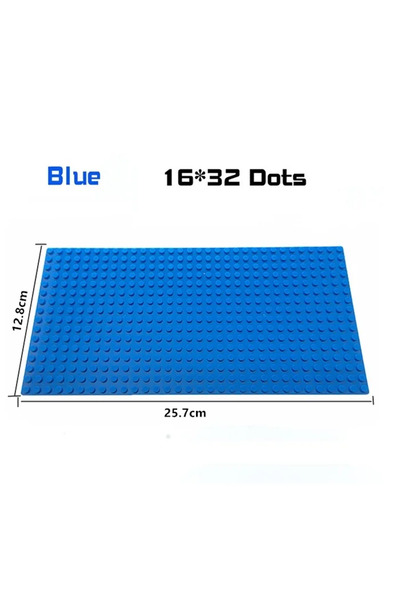 Choice21 16X32 Blue Baseplates 32x32 16x32 Dots Classic Base Plates MOC Brick...