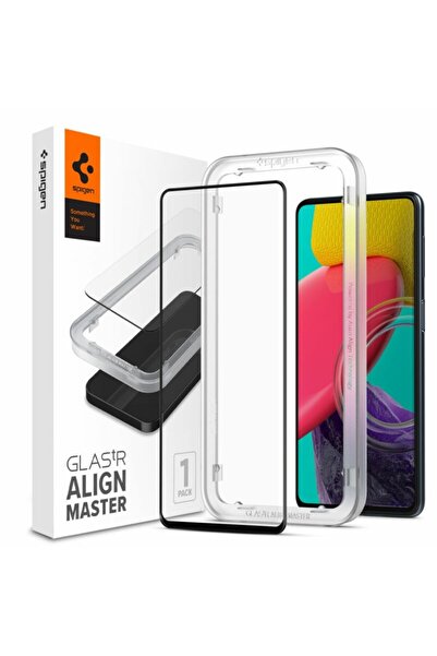 Spigen Glas.tR Align Master Tempered Glass for Samsung Galaxy M53, Black