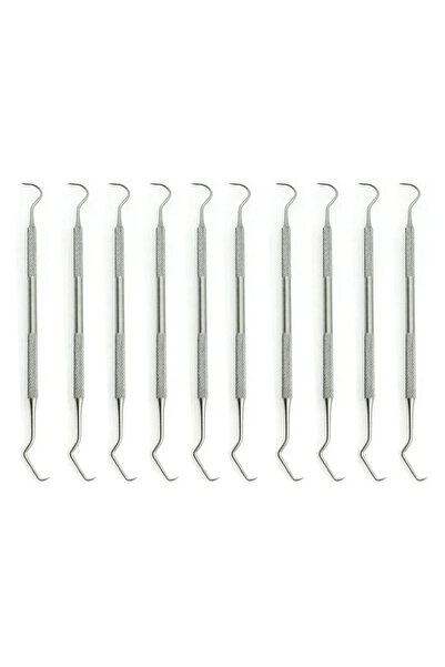 choice2 10pcs 1/5/10PCS Double Hook Tooth Dental Explorer Probe Dentist Tool ...