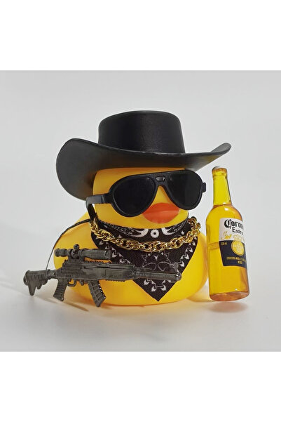 choice2 Yellow Black New! Lucky Fortunate Duck Car Duck Duck Car Ornament Duc...