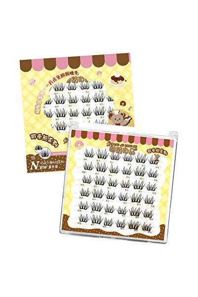 choice2 رموش صناعية من نوع مانغا كورية، نمط 2، 6 صفوف، رموش فرق الفتيات، بدون...