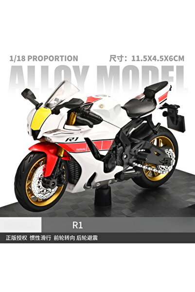 Choice دراجة نارية سوزوكي هايابوسا R1 GSX1000R CBR 1000RR بيضاء بمقياس 1:18، ...