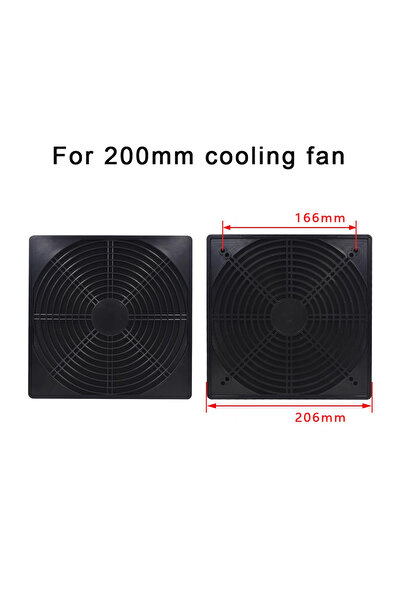 choice2 غطاء شبكي بلاستيكي مقاوم للغبار لمروحة قطرها 200 مم، مروحة يحافظ على ...