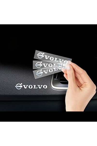 cvr bujiteri Volvo metal görünümlü sticker