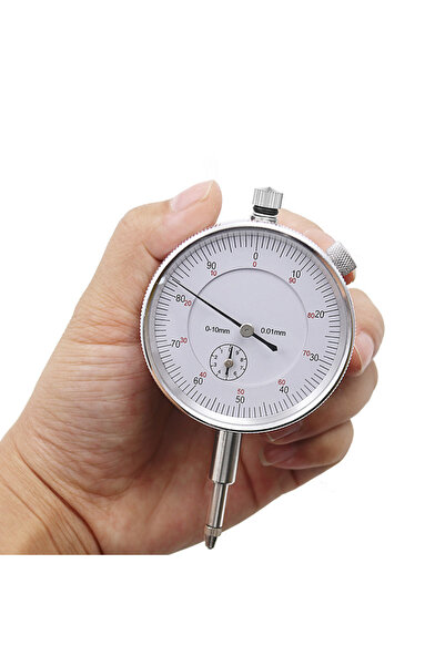 choice2 Dial Gauge 0-10mm 0.01mm Dial Indicator Gauge Meter Resolution Indica...