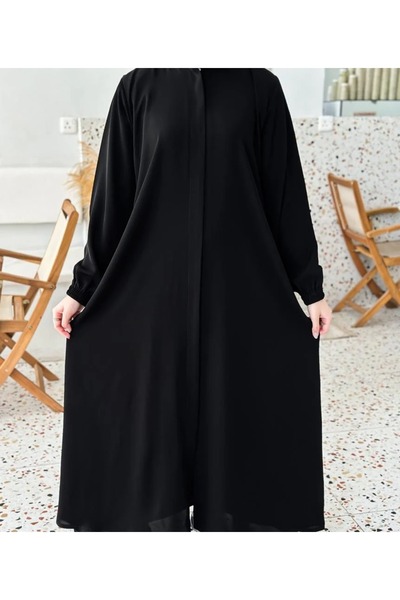 VELARA1 Abaya with zipper and hidden pockets