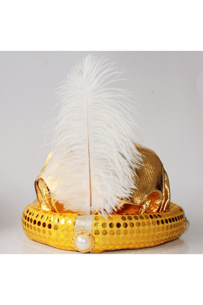 Choice1 قبعة علاء الدين الذهبية لحفلات الهالوين التنكرية، قبعة للكبار والصغار...