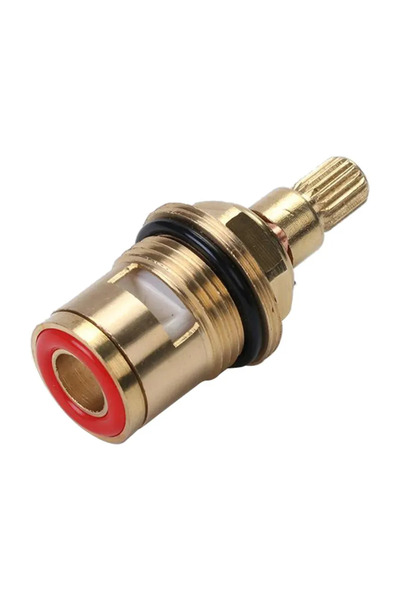 choice2 صمام صنبور بديل عالمي G أحمر، نصف قطعة، خرطوشة قرص سيراميك نحاسي، صما...