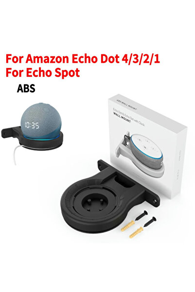 Choice9 Choice Black For Echo Dot Wall Mount Holder For Alexa Echo Dot 5 4 3r...