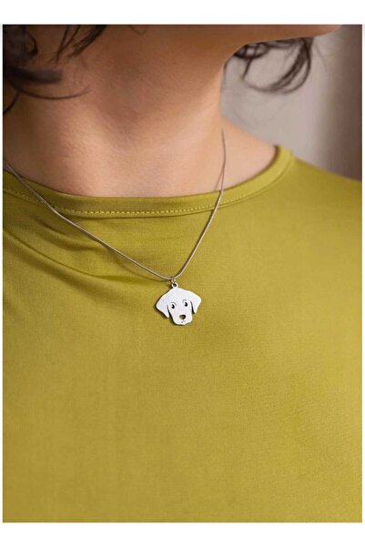 Dream Cut Collection Golden Dog Steel Necklace