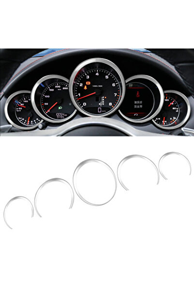 Choice1 Silver 5 Ring For Porsche Cayenne 911 Panamera 2010 2012 2013 2014 20...