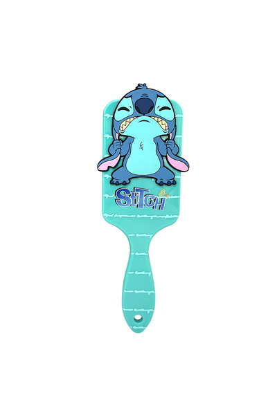 Choice3 Stitch comb 2 Blue cartoon cute Stitch makeup brush set, embroidered ...