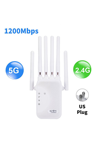 Choice1 kebidumei 1200Mbps US Plug Kebidumei 1200/300Mbps Wifi Repeater Ampli...