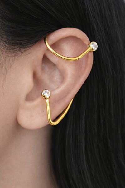 TAKIŞTIR Altın Renk Tx Kulak Aksesuarı (Tek)