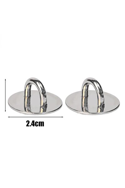 Choice11 4 قطع من خطافات تعليق الهاتف المحمول الفضية المستديرة، خطافات معدنية...