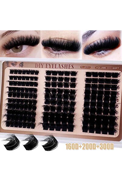 Choice مزيج من خصلات الشعر D-Curly بأطوال مختلفة (0.07 مم) - 160D، 200D، 300D...