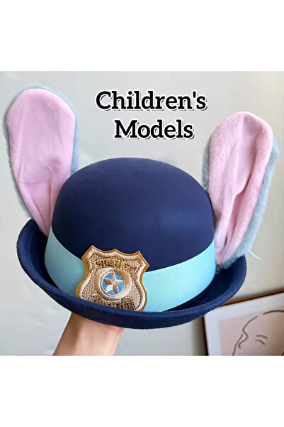 Choice1 قبعة شريفة قابلة للثني على شكل أذني أرنب من ديزني زوتوبيا 2، جودي هوب...