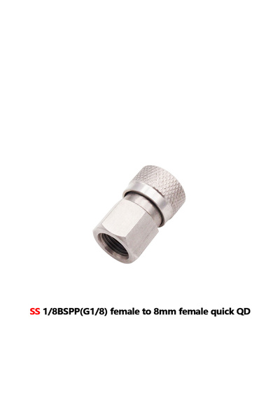 Choice10 1-8BSP coupler SS HPA GAS Foster Quick Disconnect AIR CO2 QC02 M10 N...