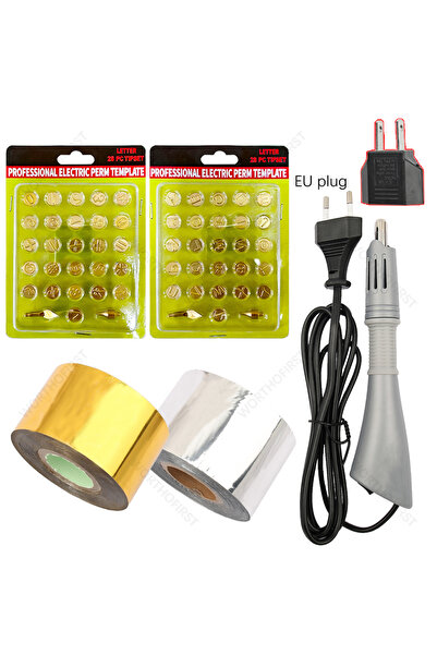 Choice1 09AZ GoldenSilvery Heated Stamping Foil Pen Electric Hot Applicator T...