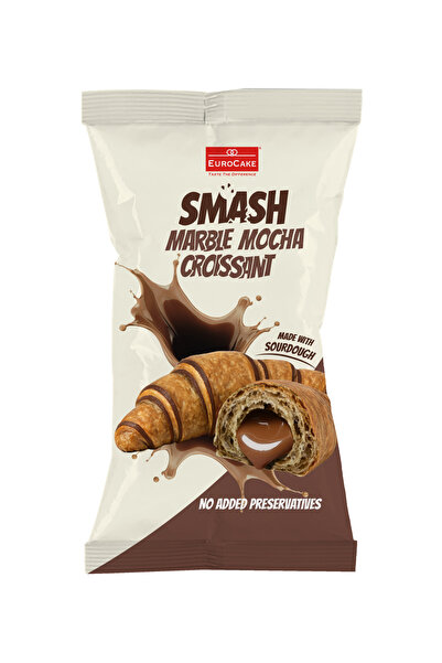 Eurocake Smash Marble Mocha Croissant 40g