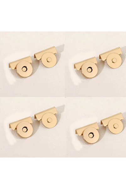 Choice7 4 sets Golden 4/8 sets Seamless Magnetic Button Magnet Buckle Hidden ...
