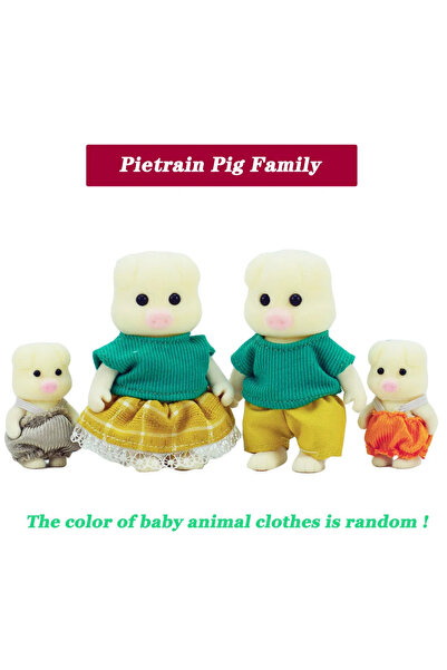 Choice23 Pietrain Pig Family Simulation Forest Reindeer Family Doll Dollhouse...