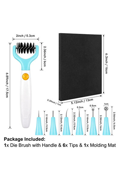 Choice3 New Brush 3 In 1 Die Brush Piercer Scraper Weeding Tools Easily Remov...