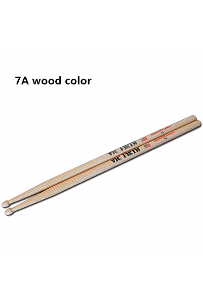 Choice7 7A wood color Professional Vic Firth Drumsticks 5A 5B 7A 2B Hickory D...