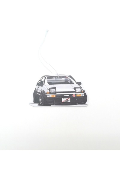 Choice7 3 معطر جو للسيارة JDM Initial D AE86 معلق على مرآة الرؤية الخلفية، مص...