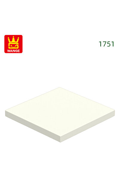 Choice14 حوالي 55 قطعة، لون أبيض، 55 قطعة/مجموعة، مقاس بلاط 4x4، قطع بناء، لو...