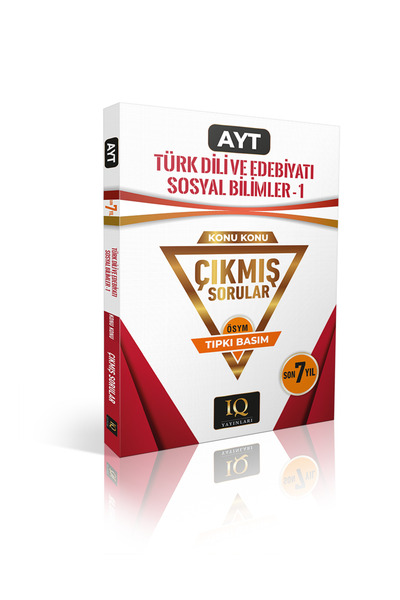 IQ YAYINLARI AYT TÜRK DİLİ VE EDEBİYATI VE SOSYAL BİLİMLER ÇIMIŞ SORULAR 2018...