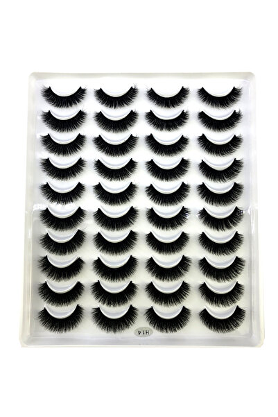 Choice16 20pairs H 2023 New 20 pairs natural long 3D mink false eyelashes fak...