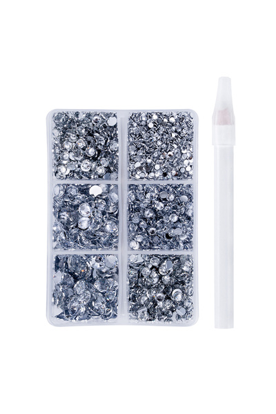 Choice10 2-6MM 4500Pcs-Box Crystal 2/3/4/5/6mm 4500pcs/Box Resin Rhinestone C...
