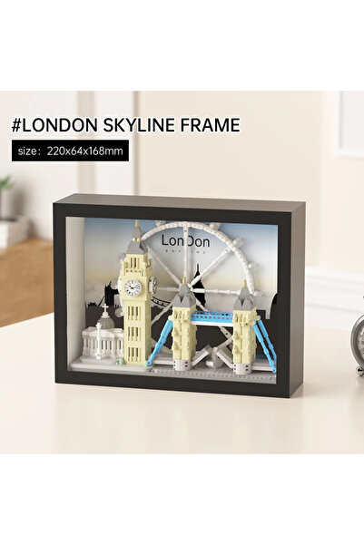 Choice3 بدون علبة أصلية، 1111 قطعة، نموذج مبنى معماري إبداعي لمدينة، جسيمات د...