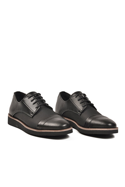 AYAKMOD 481 Lace-Up Black Men's Casual Shoes