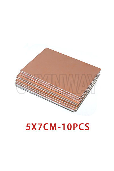 Choice1 ١٠ قطع من لوحات الدوائر المطبوعة FR4 مقاس ٥×٧ سم، و١٠×١٥ سم، جانب مفر...