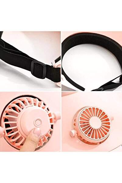 Generic Portable USB Rechargeable Fan Cap, Summer Cooling Hat with 3-Speed Fa...