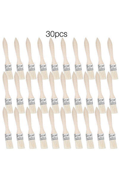 choice2 30 قطعة من فرش الرسم ذات المقابض الخشبية القصيرة (10/20/30 قطعة)، فرش...