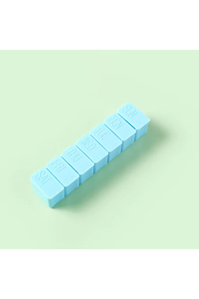 Choice3 منظم حبوب أسبوعي أزرق اللون، علبة حبوب يومية للسفر، منظم أدوية لمدة 7...